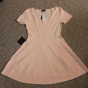 Bebe Textured Flare Dress